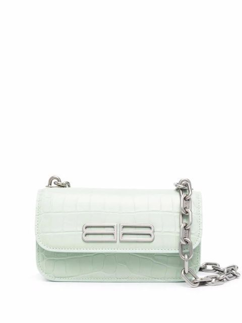 Balenciaga - Gossip XS shoulder bag - women - Leather - One Size - Green