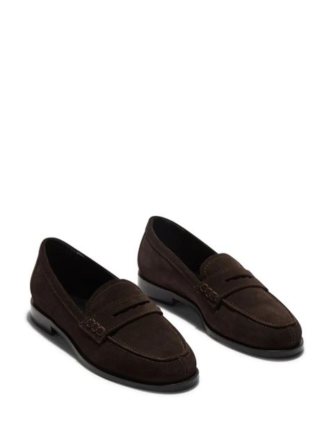Aeyde Oscar loafers - Brown