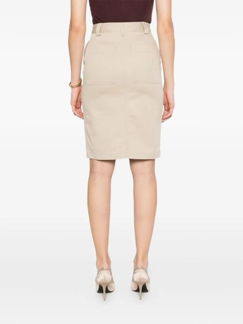 ANINE BING high-waisted skirt - Neutrals