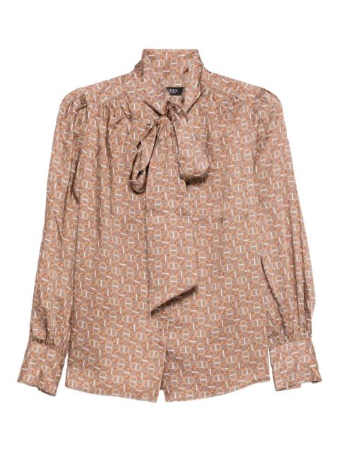 Lauren Ralph Lauren Klaryce long-sleeve blouse - Brown - zdjęcie produktu nr 1
