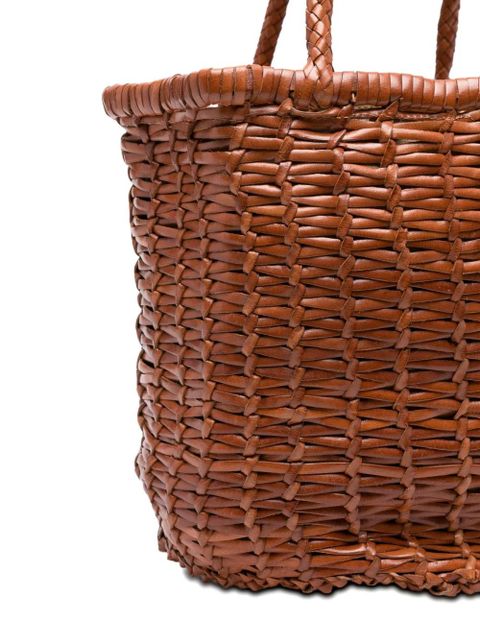 DRAGON DIFFUSION leather bucket bag - Brown