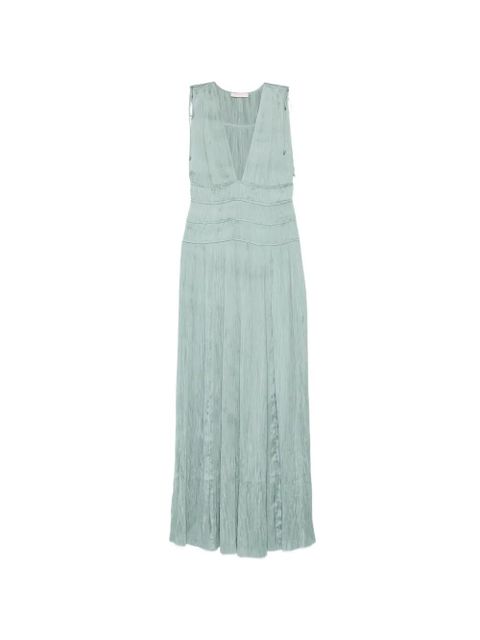 Ulla Johnson Tasneem V-neck maxi dress - Green - zdjęcie produktu nr 1