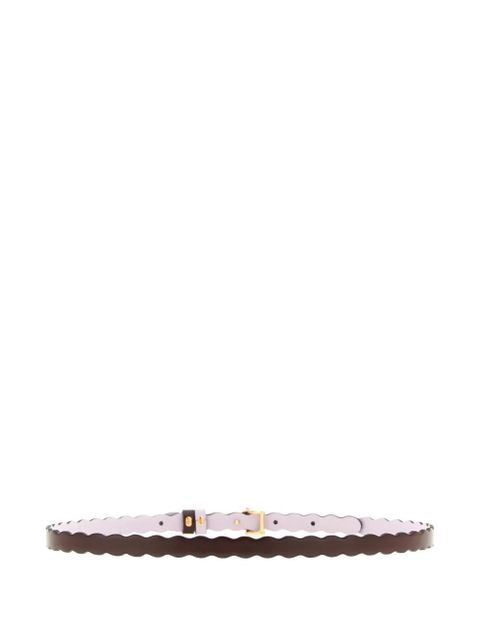 FENDI FF Diamonds reversible leather belt - Brown - zdjęcie produktu nr 2