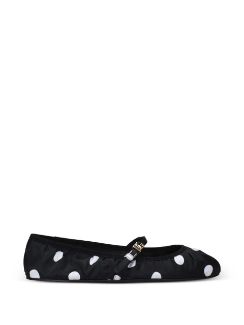 Dolce & Gabbana polka-dot ballet flats - Black - zdjęcie produktu nr 1