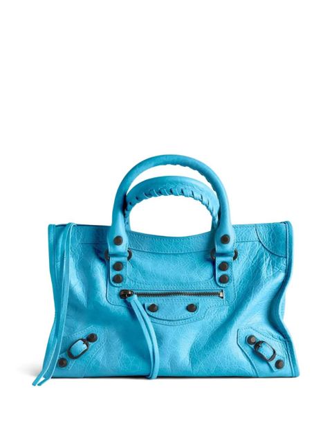 Balenciaga small Le City braided-handles tote bag - Blue - zdjęcie produktu nr 1