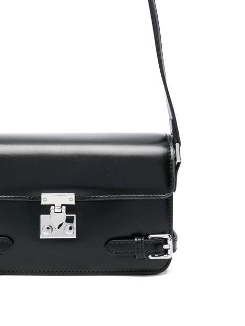 Eleh buckle-detail cross-body bag - Black