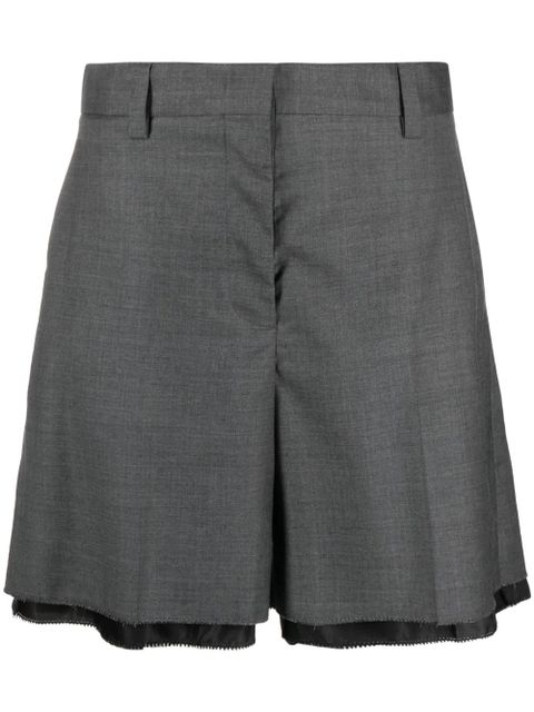 Miu Miu Grisaille Bermuda shorts - Grey