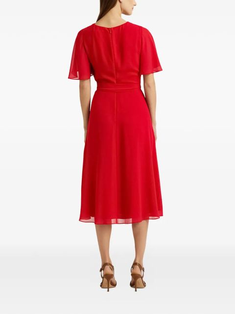 Lauren Ralph Lauren V-neck wrap dress - Red