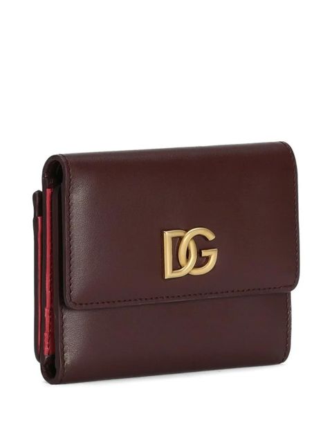 Dolce & Gabbana DG-plaque wallet - Red