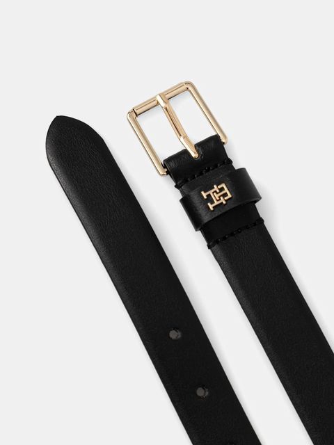 Tommy Hilfiger pasek damski kolor czarny AW0AW17756 - zdjęcie produktu nr 2