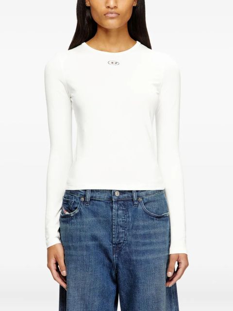 Diesel T-Uncutieslong-Od T-shirt - White