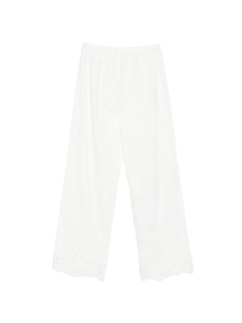 MC2 Saint Barth Inez scalloped-hem trousers - White - zdjęcie produktu nr 2