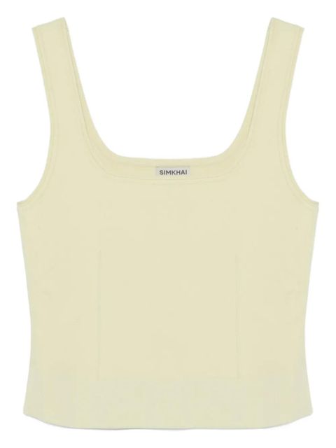 Simkhai Ramaina knitted tank top - Yellow - zdjęcie produktu nr 1