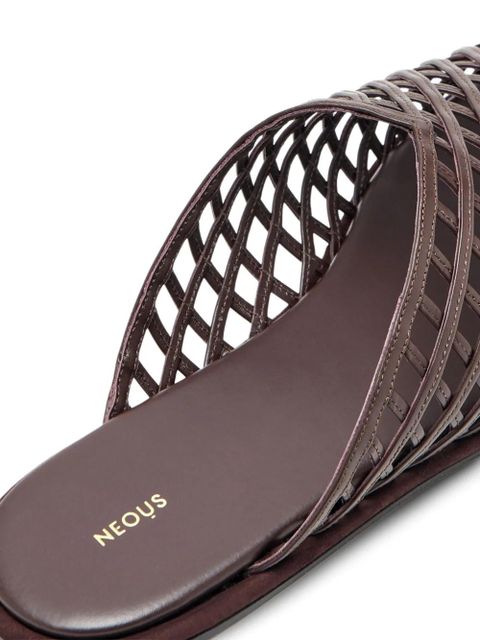 NEOUS woven leather sandals - Brown