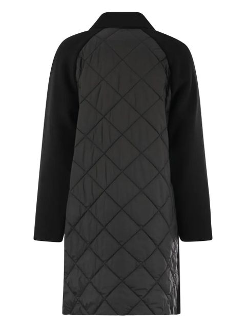 Weekend Max Mara quilted wool double-breasted coat - Black - zdjęcie produktu nr 2