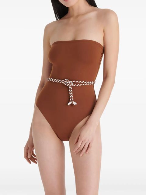 ERES Majorette strapless swimsuit - Brown