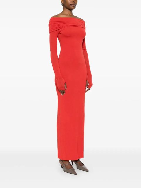 MANURÍ Amara maxi dress - Red