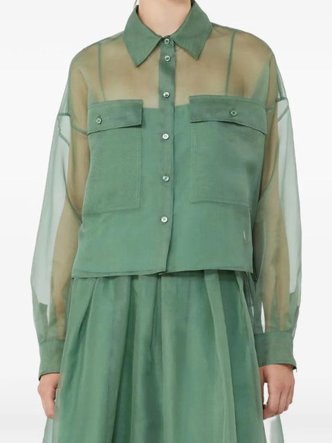 Weekend Max Mara pocket shirt - Green - zdjęcie produktu nr 2