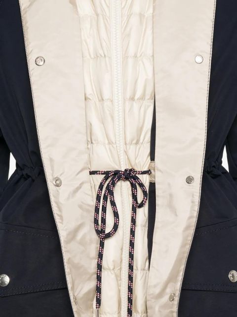 Moncler hooded pocket parka - Blue