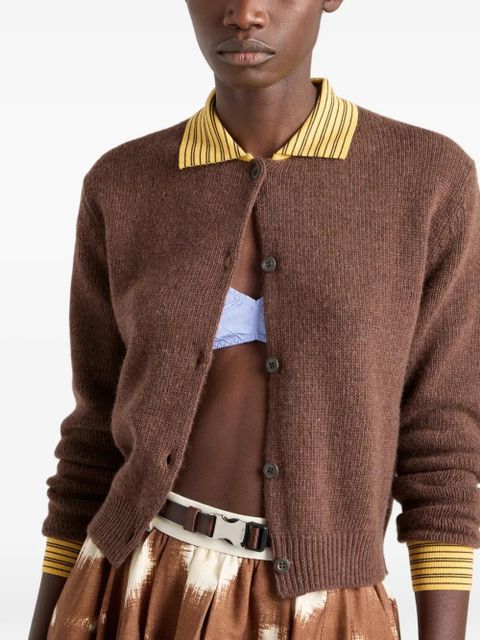 Prada cashmere cardigan - Brown