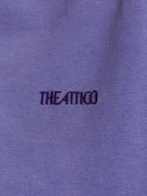The Attico long-sleeve mini dress - Purple