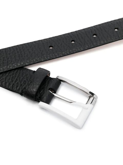 Maison Margiela grained leather belt - Black - zdjęcie produktu nr 2
