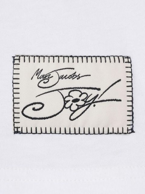 Marc Jacobs Daisy flower-detail T-shirt - White