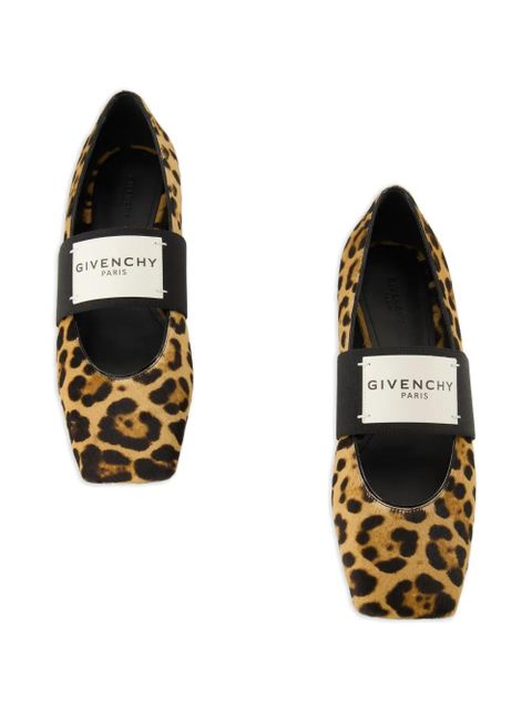 Givenchy leopard ballet flats - Brown