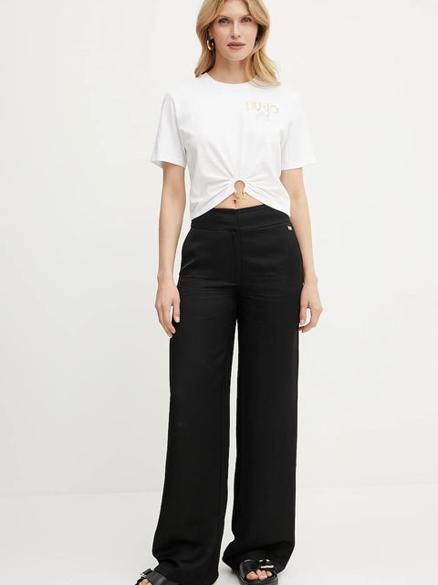 Liu Jo t-shirt bawełniany - zdjęcie produktu nr 2