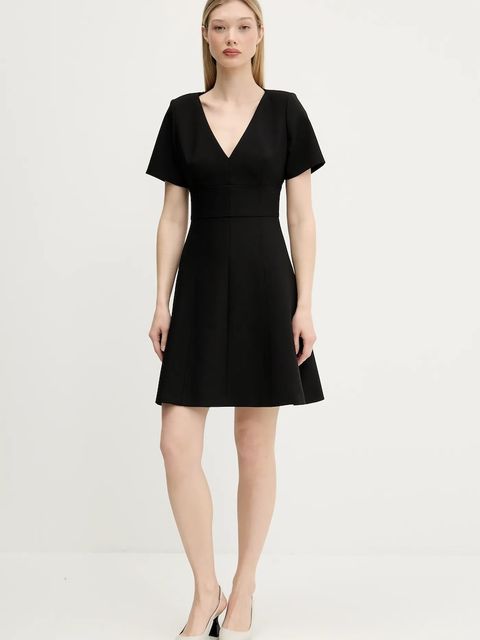 HUGO sukienka kolor czarny mini prosta 50542656