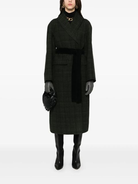 FENDI tweed coat - Green