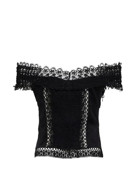 Charo Ruiz Ibiza Elisette lace blouse - Black - zdjęcie produktu nr 2