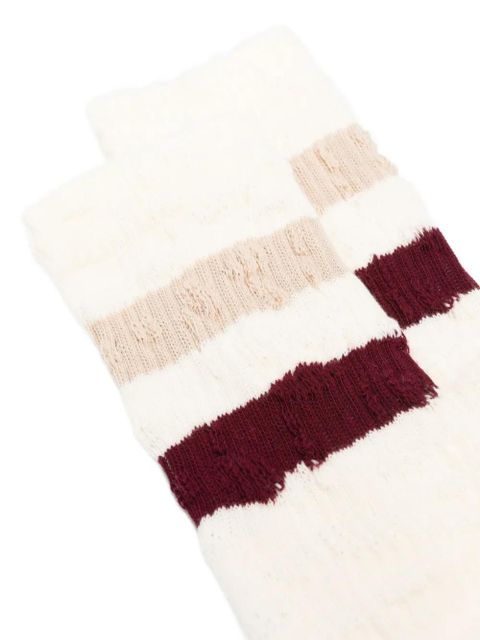 Golden Goose striped Golden Goose socks - Neutrals