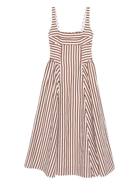 Cult Gaia Carla striped midi dress - White - zdjęcie produktu nr 1