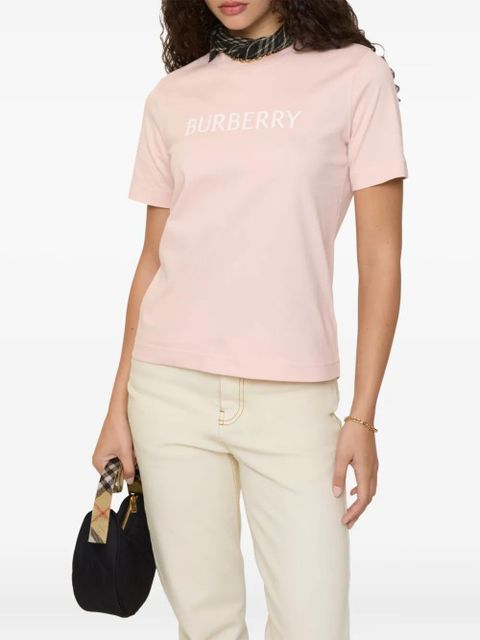 Burberry logo-print cotton T-shirt - Pink - zdjęcie produktu nr 2