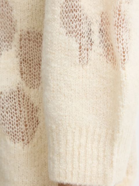 United Colors of Benetton sweter z dodatkiem wełny damski kolor beżowy lekki 18L4E10EV