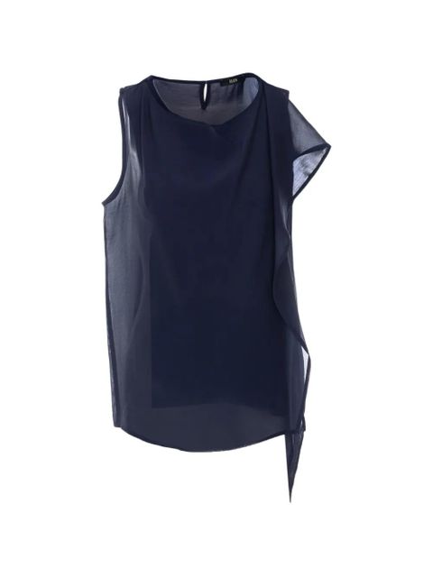 Eleh scarf sleeveless top - Blue - zdjęcie produktu nr 1