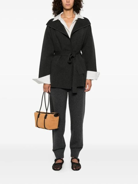 Max Mara asymmetrical-collar jacket - Grey - zdjęcie produktu nr 2