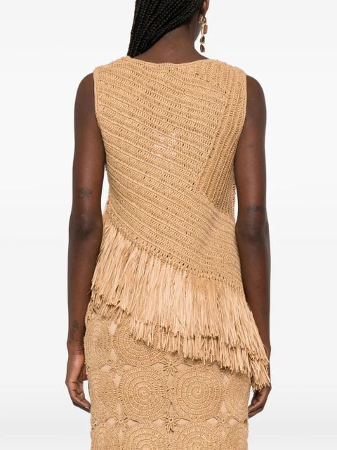 Simon Miller Beja crochet sleeveless top - Neutrals