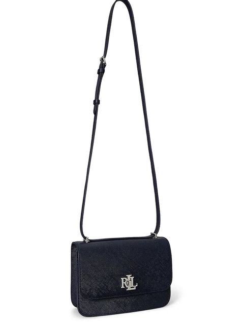 Lauren Ralph Lauren torebka skórzana kolor granatowy 431974272 - zdjęcie produktu nr 2