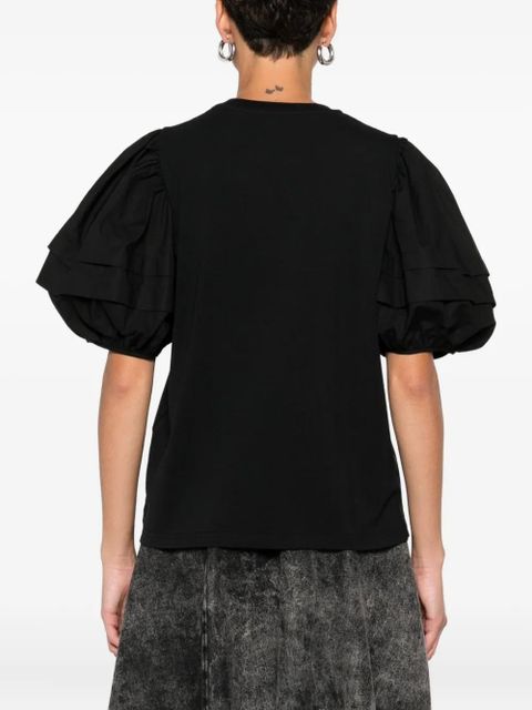 Cecilie Bahnsen short sleeve blouse - Black