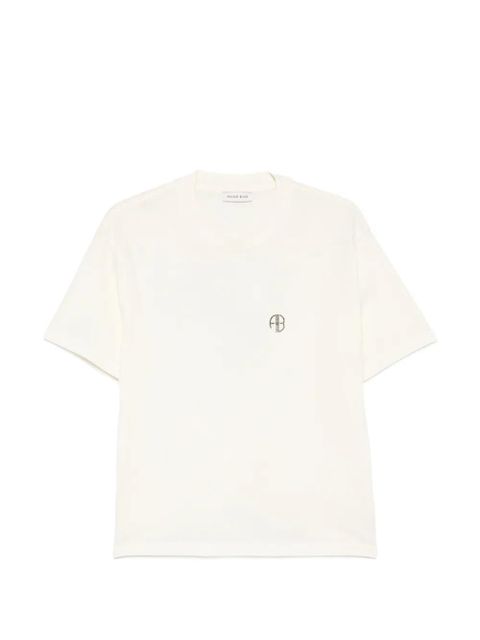 ANINE BING logo-print T-shirt - Neutrals - zdjęcie produktu nr 1