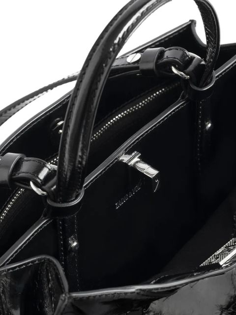 Zadig&Voltaire patent top handle satchel - Black
