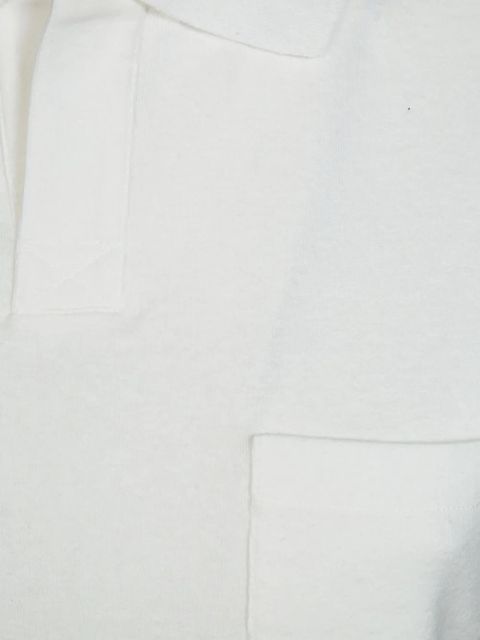 Victoria Beckham chest-pocket polo top - White