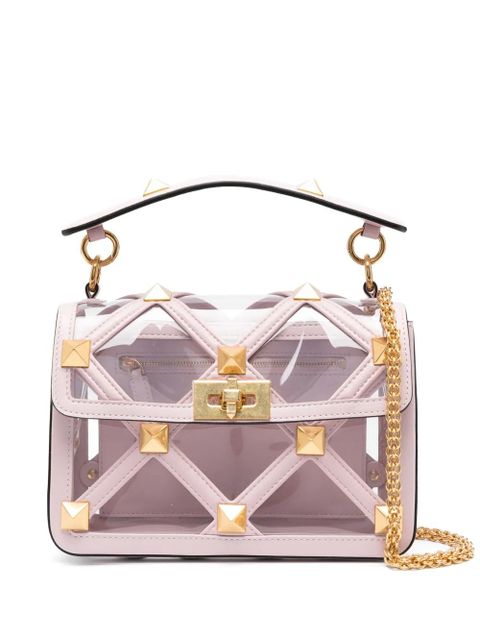 Valentino Garavani medium Roman Stud cross body bag - Pink - zdjęcie produktu nr 1