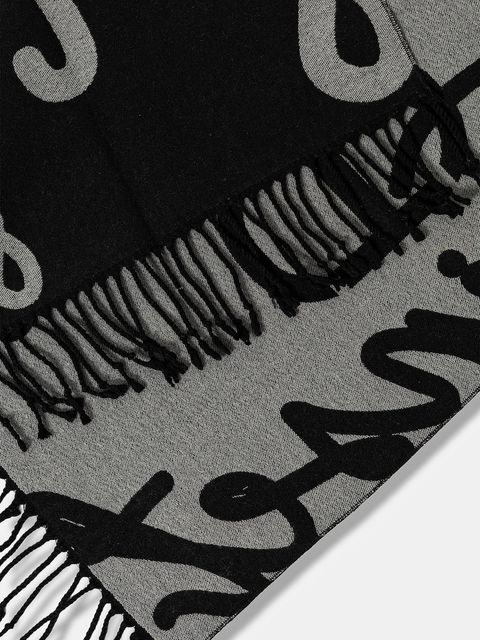 Twinset szalik damski kolor czarny wzorzysty 252TO5061 - zdjęcie produktu nr 2