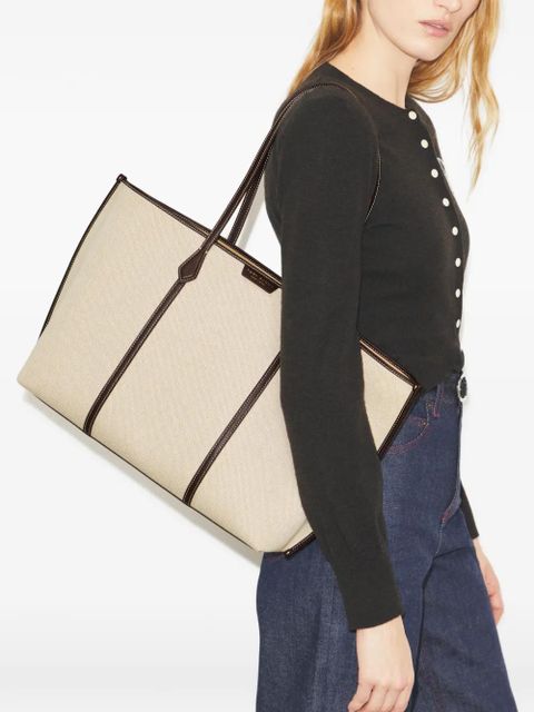 Tory Burch Perry canvas tote - Neutrals - zdjęcie produktu nr 2