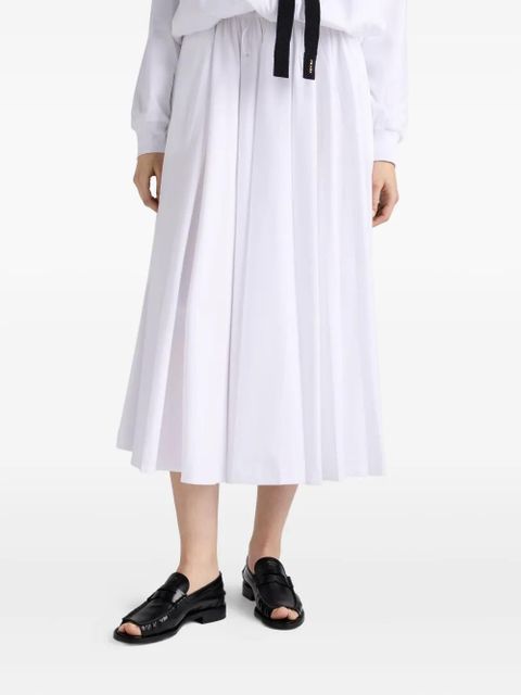 Prada Re-Nylon pleated skirt - White