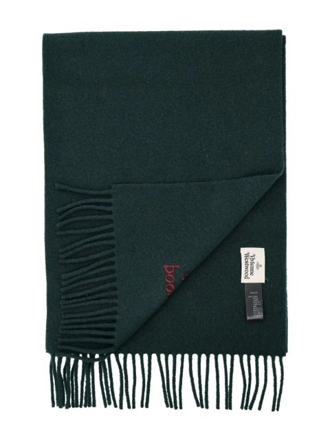 Vivienne Westwood logo scarf - Green - zdjęcie produktu nr 2