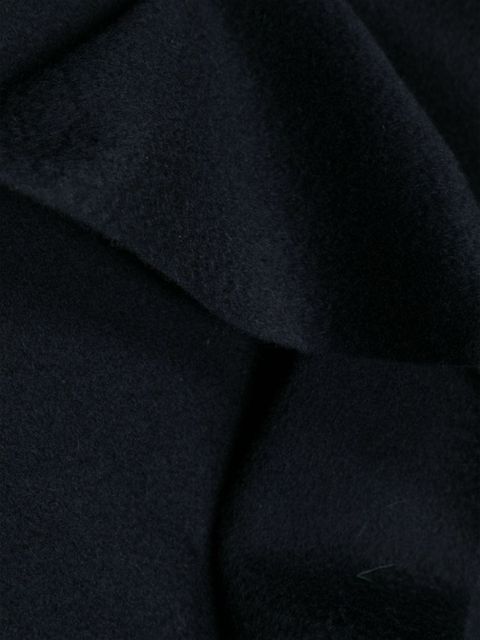 Prada fringed cashmere scarf - Blue